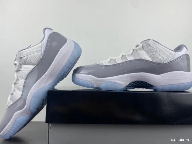 Rep Onekick 11 Cement AV2187-140 Air Grey Jordan Low 0812